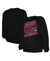 Stitches Men's Black Arizona Diamondbacks Pullover Sweatshirt