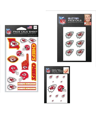 Wincraft Kansas City Chiefs 4" x 7" Waterless Tattoos Set