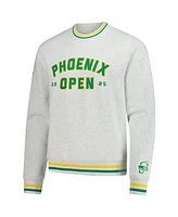 Barstool Golf Men's Gray Wm Phoenix Open Crewneck Sweatshirt