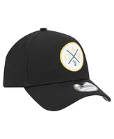 New Era Men's Black Oakland Athletics 9FORTY A-Frame Adjustable Hat