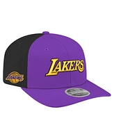 New Era Men's Purple Los Angeles Lakers Statement Edition Jersey Hook 9SEVENTY Stretch-Snap Hat