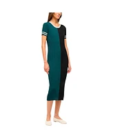 Staud Women's Midnight Green/Black Philadelphia Eagles Colleen Dress