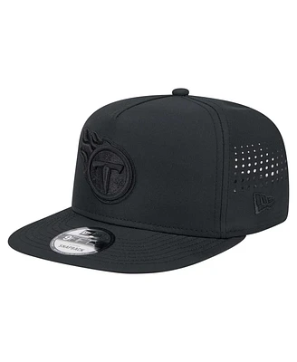 New Era Men's Black Tennessee Titans Hydro A-Frame 9FIFTY Snapback Hat