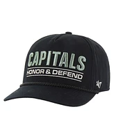 '47 Brand Men's Black Washington Capitals Oht Military Appreciation Homeland Honor and Defend Hitch Adjustable Hat