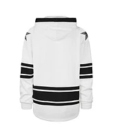 '47 Brand Men's White Dallas Cowboys After Image Superior Lacer Pullover Hoodie