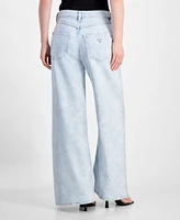 Guess Women's Bellflower Wide-Leg High-Rise Jeans