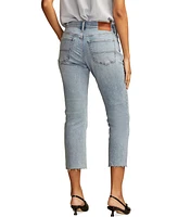 Lucky Brand Women's Mid-Rise Sweet Cut-Hem Cropped Denim Jeans