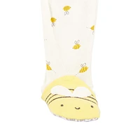 Carter's Baby 1-Piece Cotton Bee-Print Footed Pajamas