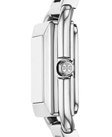 Tory Burch Women's The Kira Square Two-Tone Stainless Steel Bracelet Watch 18mm