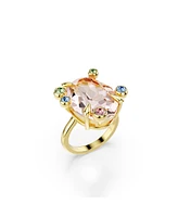 Swarovski Gold-Tone Plated Gema Ring Sets