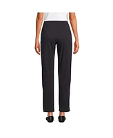 Lands' End Women's Petite Starfish High Rise Pintuck Pencil Ankle Pants