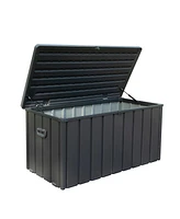 Mondawe 100 Gallon Outdoor Storage Deck BoxLarge Patio Storage Bin