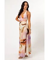 Petal and Pup Women's Marie Halterneck Maxi Dress