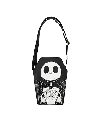 Nightmare Before Christmas Jack Skellington Coffin 11" Crossbody Bag