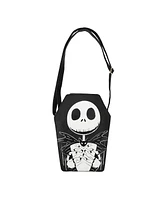 Nightmare Before Christmas Jack Skellington Coffin 11” Crossbody Bag