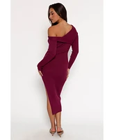 Petal and Pup Women's Cammie Long Sleeve Midi Dress