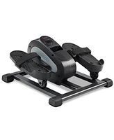 Sunny Health & Fitness Smart Motorized Mini Elliptical Trainer, Indoor Under-Desk Pedal Exerciser with Free SunnyFit App via Bluetooth