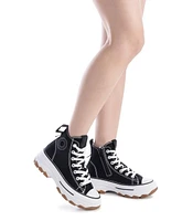 Women's Casual Canvas High Top Sneakers By Xti