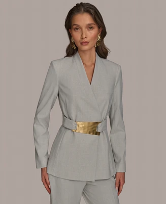 Donna Karan New York Women's Belted Blazer