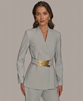 Donna Karan New York Women's Belted Blazer