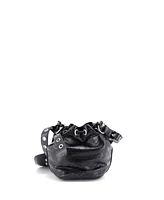 Pre-Owned Balenciaga Xs Le Cagole Giant Studs Bucket Bag Leather