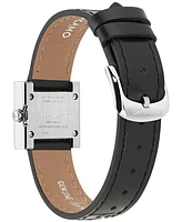 Ferragamo Women's Swiss Portrait Black Leather Strap Watch 20mm