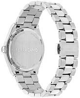 Ferragamo Men's Swiss Vega Stainless Steel Bracelet Watch 40mm