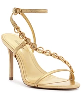 Arezzo Women's Mackenzie High Stiletto Buckle Sandals
