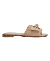 Marc Fisher Women's Fineya Bow Flat Slide Sandals