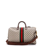 Pre-Owned Balenciaga Medium x Gucci The Hacker Project Duffle Bag Bb Coated Canvas