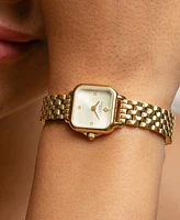 Olivia Burton Women's Grosvenor Mini Gold Tone Bracelet Watch, 20mm