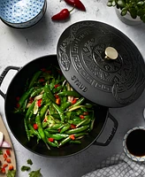 Staub Cast Iron 5-Qt. Essential French Oven with Snake Lid