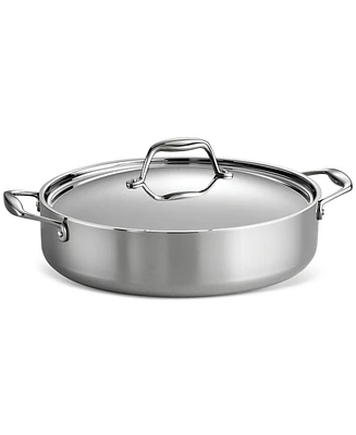 Tramontina Tri-Ply Clad Stainless Steel 6-Qt. Covered Braiser