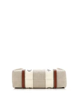 Pre-Owned Chloe Medium Woody Tote Canvas with Leather