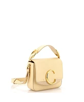 Pre-Owned Chloe Mini C Flap Bag Leather