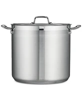 Tramontina Tri-Ply Clad Stainless Steel 20-Qt. Covered Stock Pot