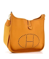 Pre-Owned Hermes Gm Evelyne Bag Gen I Fjord