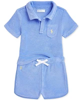 Polo Ralph Lauren Baby Boys Terry Shirt & Short Set