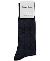 Calvin Klein Men's Textured Dress Crew Socks, 1-pack