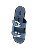 Aerosoles Women's Faith Round Toe Flatform Sandals