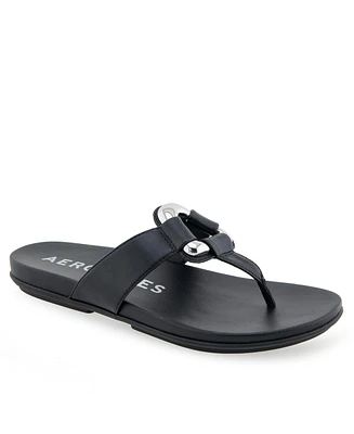 Aerosoles Women's Fallon Round Toe Thong Sandals