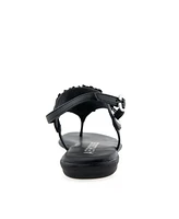 Aerosoles Women's Connie Round Toe Flat Sandals