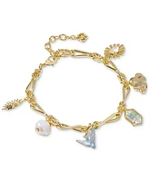 Kendra Scott 14k Gold-Plated Melody Charm Bracelet