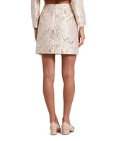 Women's Brocade Mini Skirt