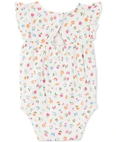 Carter's Baby Girls Floral-Print Bodysuit & Diaper-Cover Skort, 2 Piece Set