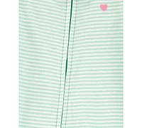 Carter's Baby 1-Piece Striped Cotton Footed Pajamas