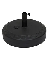 22 inches Patio Umbrella Base Hdpe Round Umbrella Base Round Outdoor Umbrella Stand