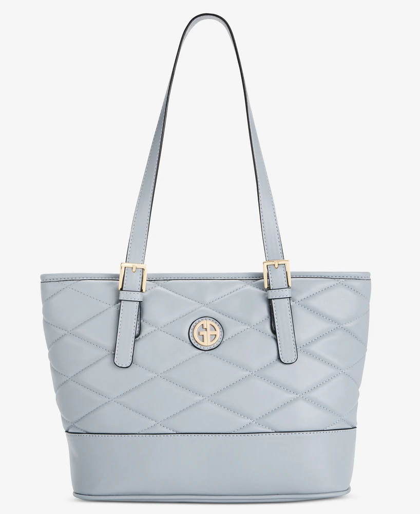 Giani Bernini Large Quilted Tulip Tote, Exclusively at Macy's