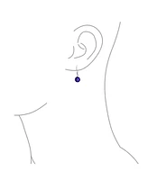 Bling Jewelry Spiritual Protection Nazar Evil Eye Dangle Earrings Sterling Silver Hooks
