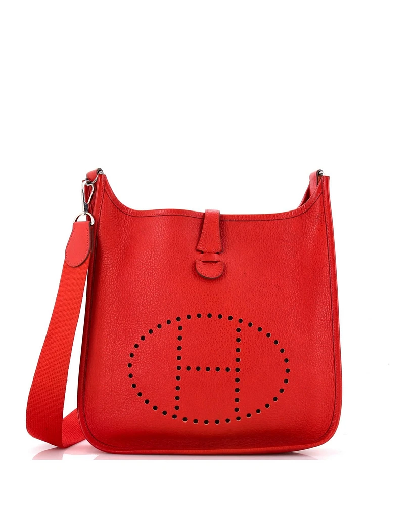 Pre-Owned HERMES Pm Evelyne Bag Gen I Clemence